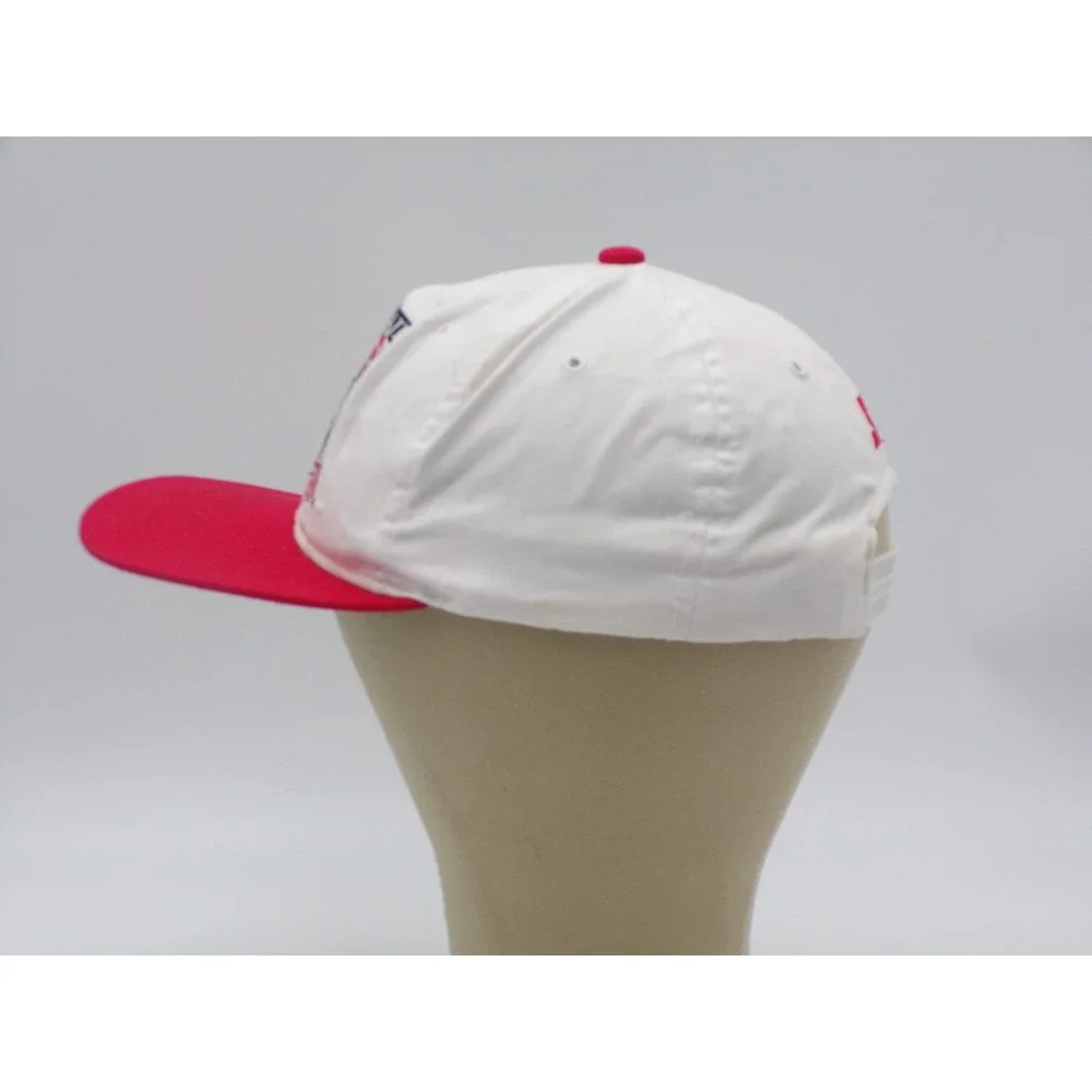 Vintage Ohio State Buckeyes Starter Snapback Hat White Red 90s NCAA Cap Korea